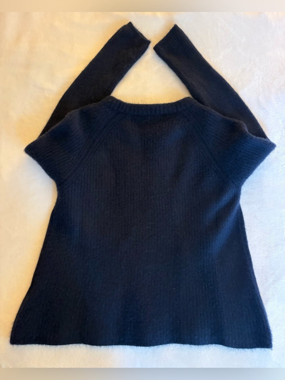 Jenni Kayne Navy Fisherman Ribbed Cashmere Crewneck
Sweater - Picture 9 of 13